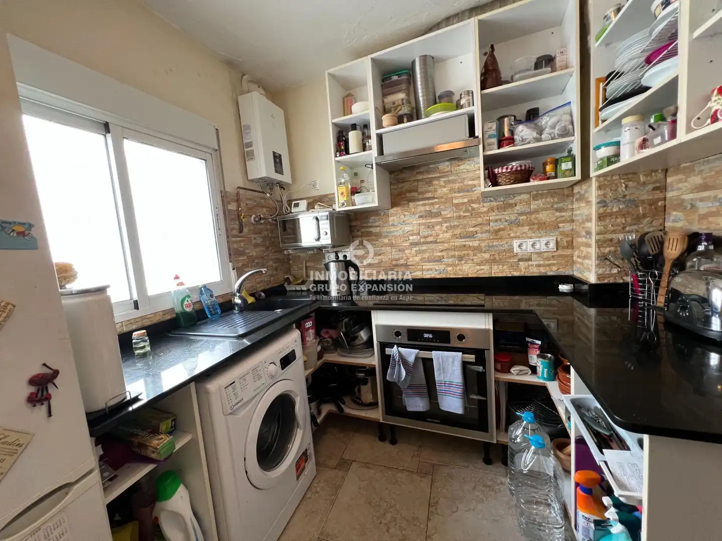 Kitchen of Flat for sale in Aspe  with Air Conditioner, Heating and Terrace