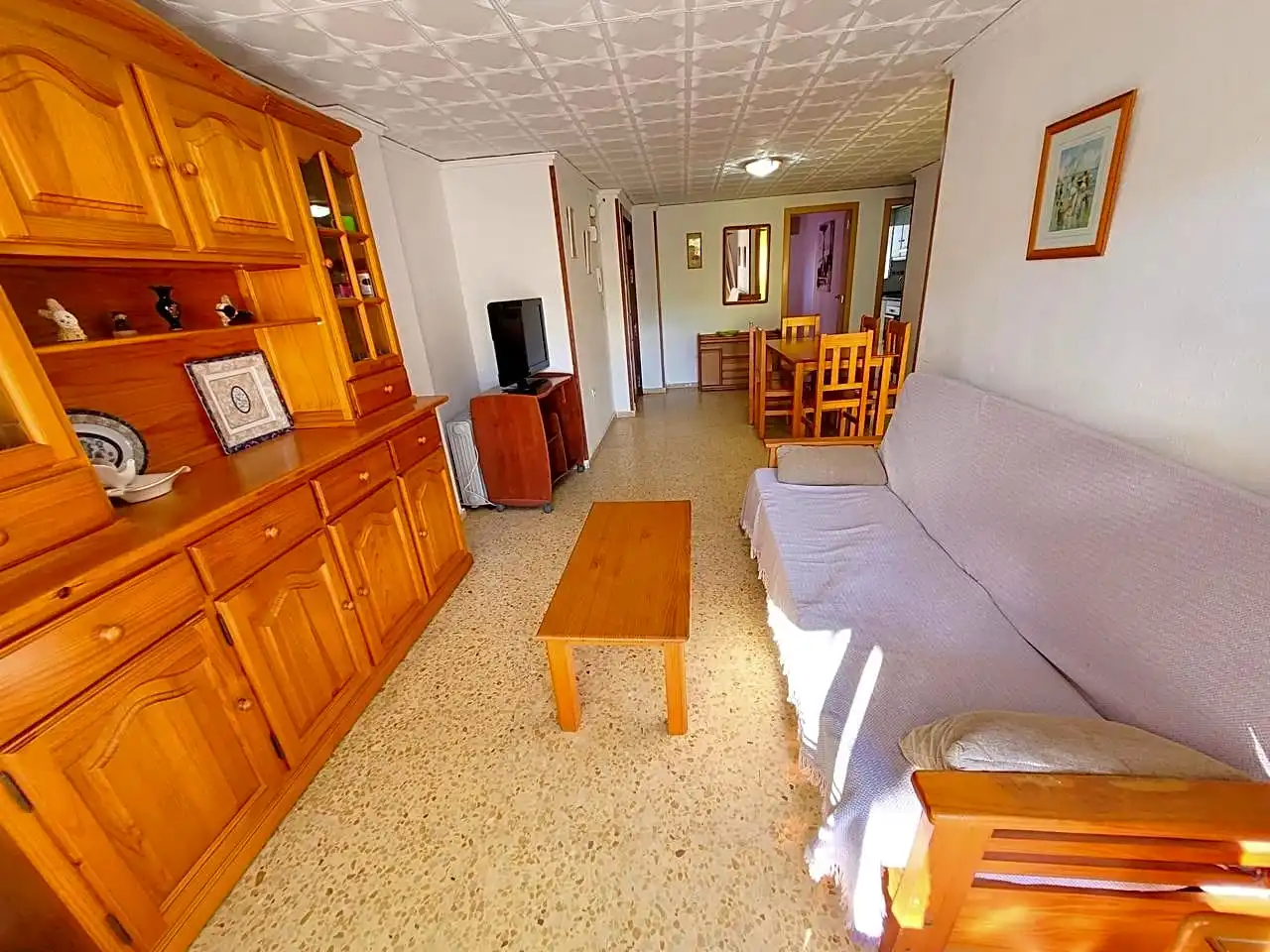 Sala de estar de Apartamento de alquiler en Miramar, Valencia