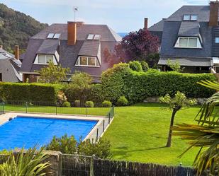 Garden of Single-family semi-detached for sale in Collado Mediano  with Heating, Private garden and Parquet flooring