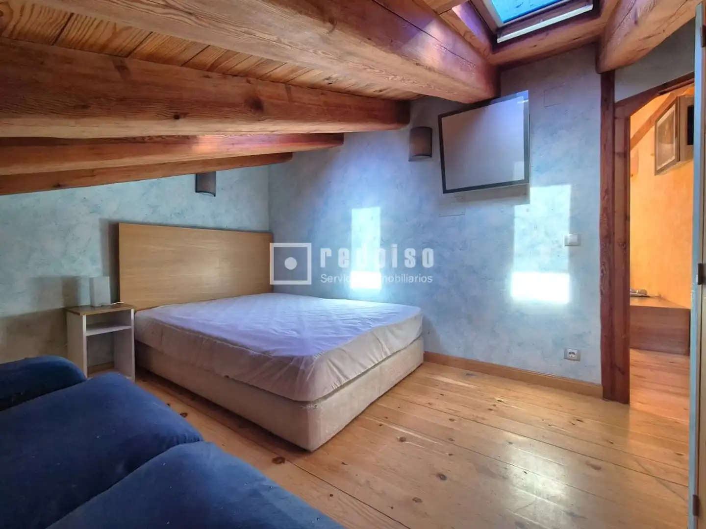 Habitación de Apartamento de alquiler en Madrid con Aire acondicionado, Calefacción y Parquet