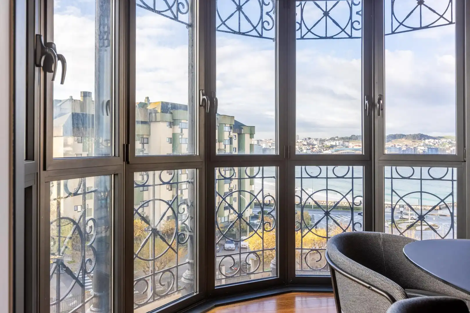Terraza de Piso en venta en A Coruña Capital  con Calefacción, Jardín privado y Trastero