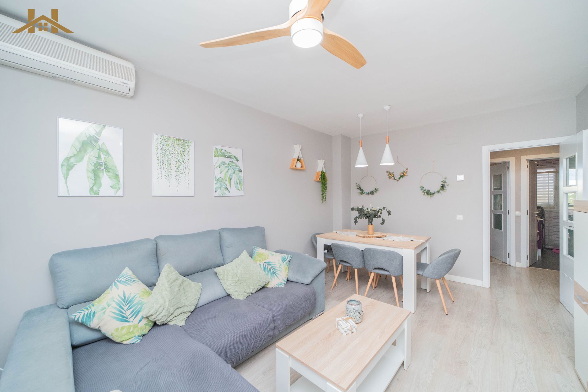 Living room of Flat for sale in Leganés  with Air Conditioner, Heating and Terrace