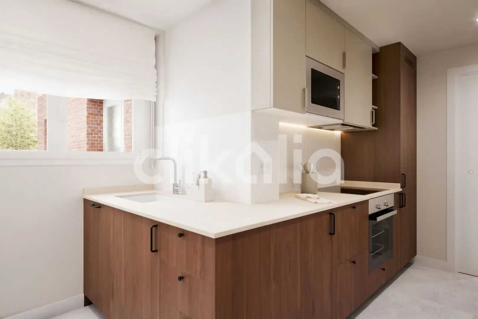 Kitchen of Flat for sale in Madrid  with Air Conditioner, Heating and Terrace