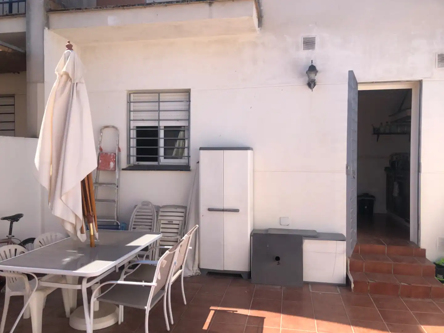 Terrassa de Casa adosada en venda en Sanlúcar de Barrameda amb Aire condicionat, Jardí privat i Parquet