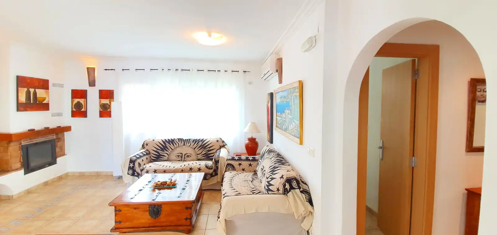 Living room of Houses for rent in Dénia  with Air Conditioner, Heating and Private garden