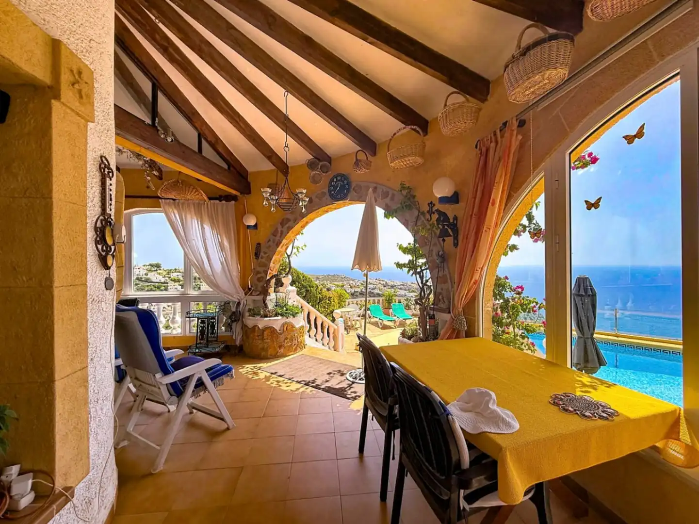 Terraza de Casa o chalet en venta en Benitachell / El Poble Nou de Benitatxell con Aire acondicionado, Calefacción y Jardín privado