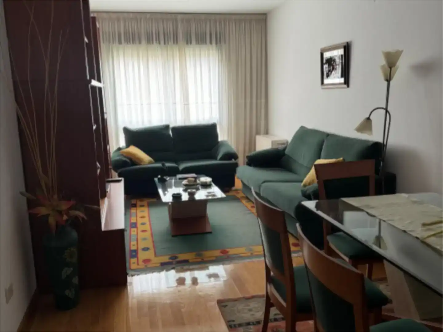 Sala de estar de Piso en venta en Quiroga con Parquet, Trastero y Amueblado