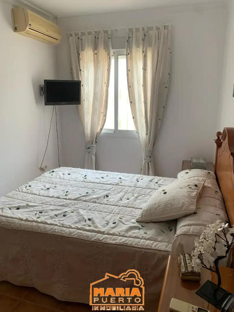 Schlafzimmer von Wohnungen zur Miete in Málaga mit Terrasse und Möbliert