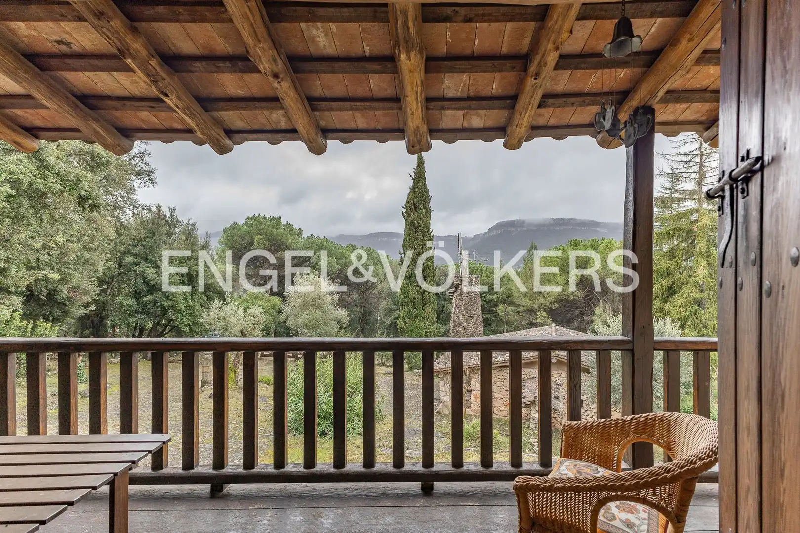 Terraza de Finca rústica en venta en Aiguafreda con Calefacción, Jardín privado y Piscina