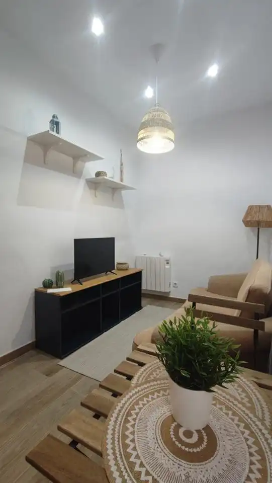 Wohnzimmer von Wohnung zur Miete in Madrid mit Klimaanlage, Heizung und Möbliert