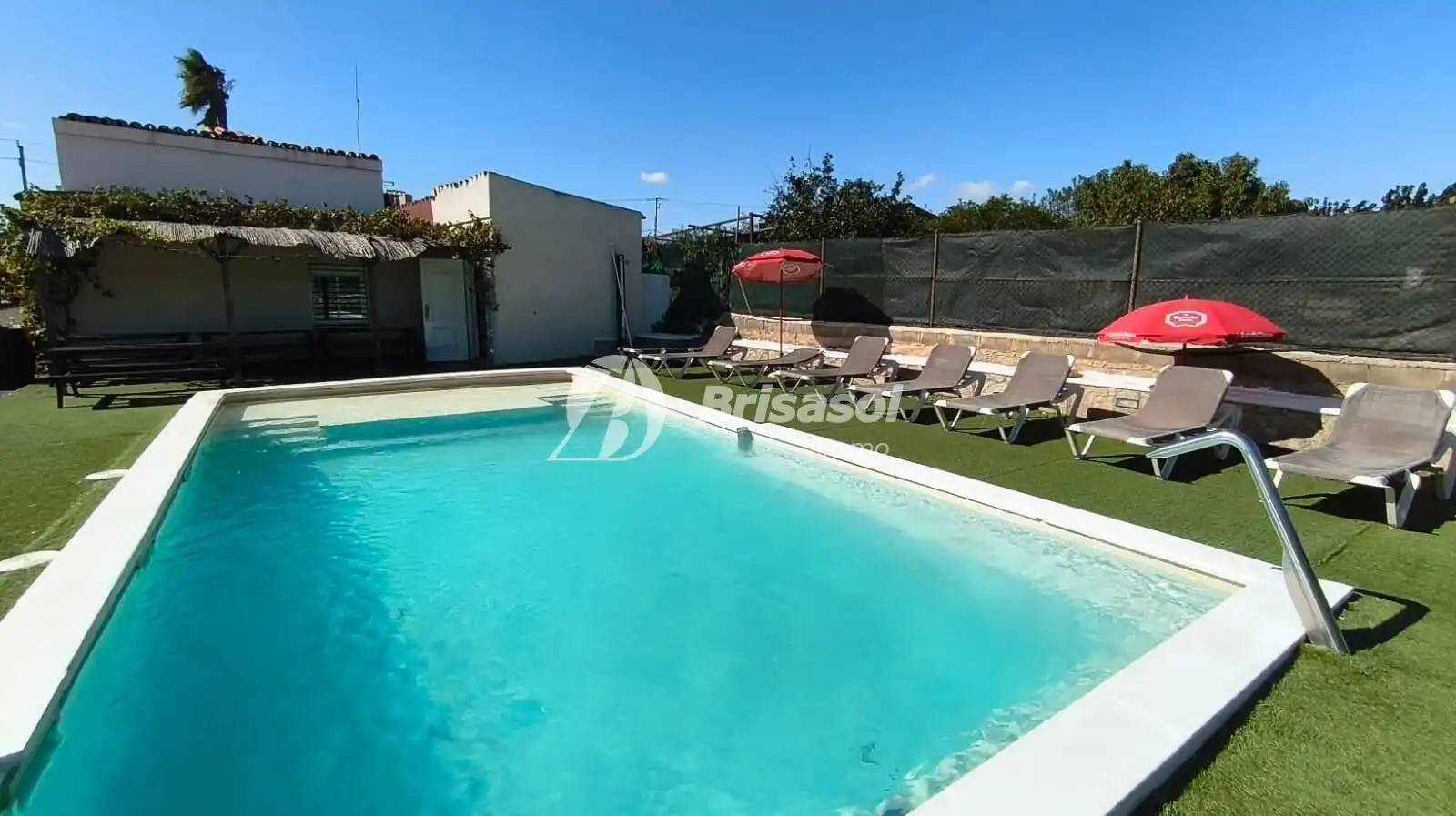 Schwimmbecken von Country house zum Verkauf in Reus mit Klimaanlage, Privatgarten und Terrasse