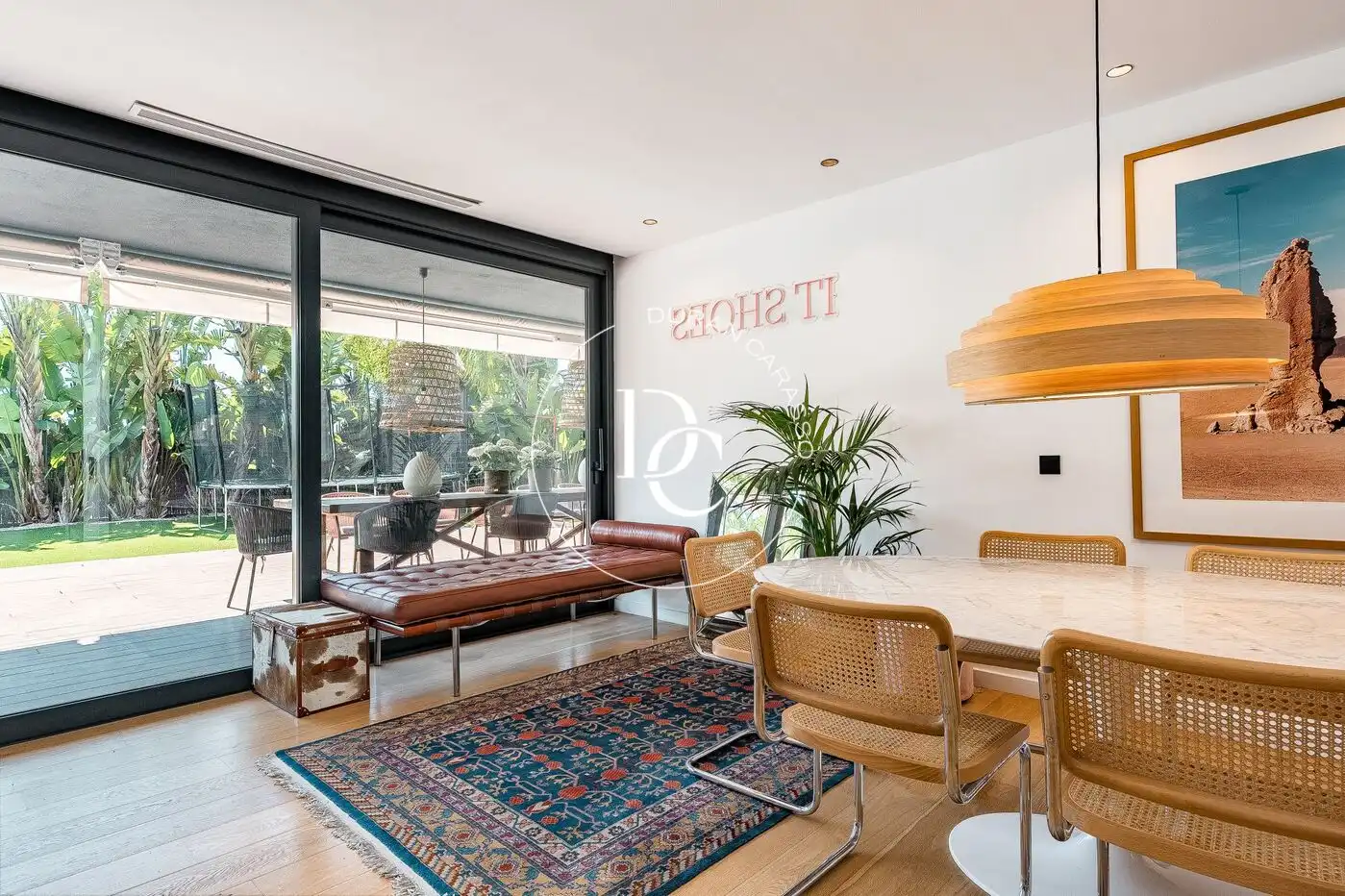 Comedor de Casa o chalet de alquiler en Sitges con Aire acondicionado, Calefacción y Jardín privado
