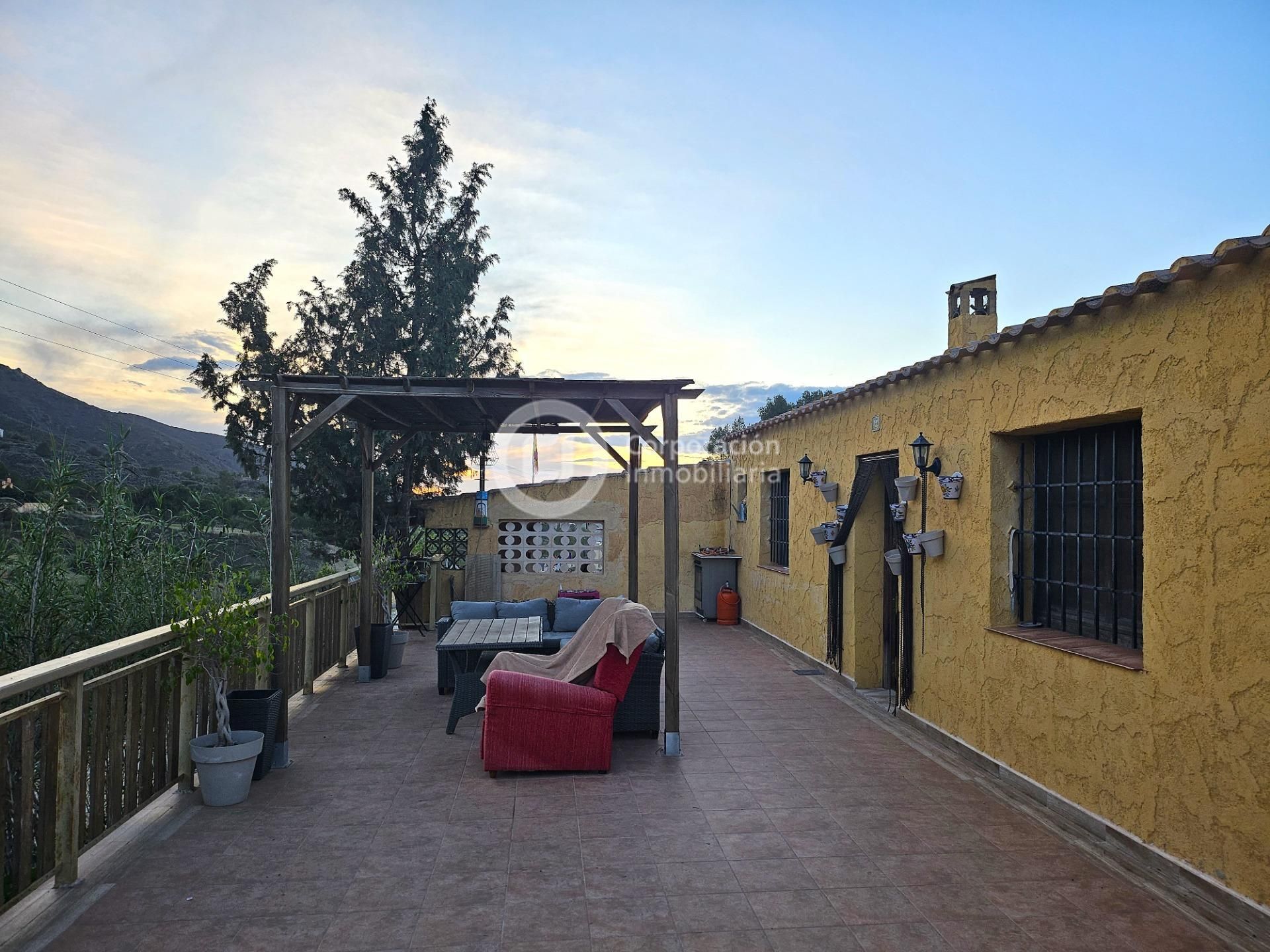 Terrace of Country house for sale in Lorca  with Private garden and Terrace