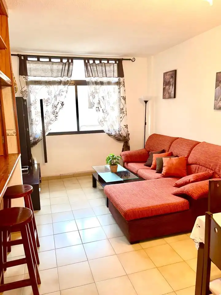 Sala de estar de Apartamento de alquiler en Granadilla de Abona con Amueblado
