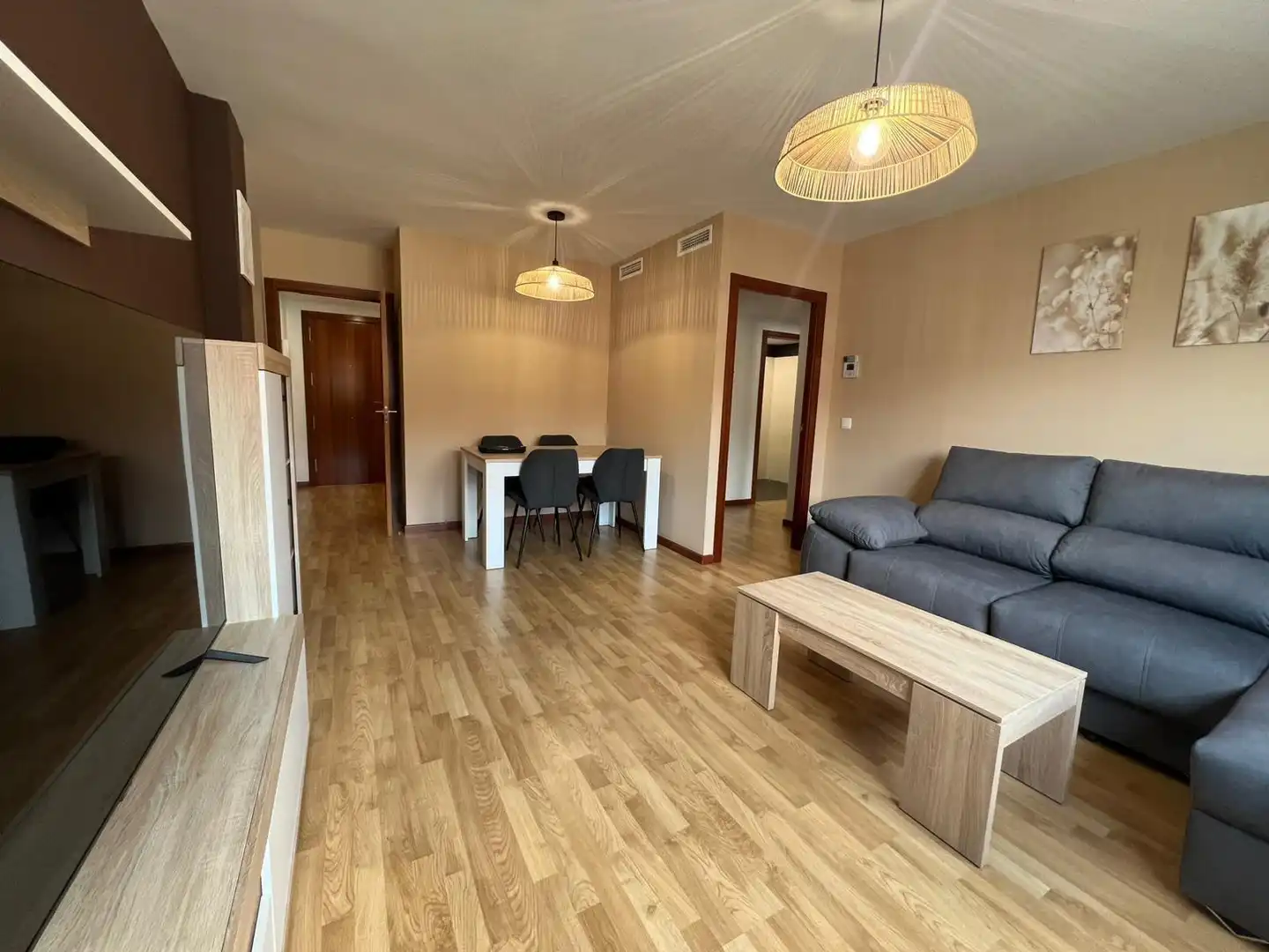 Living room of Flat for rent in Cáceres  with Air Conditioner, Heating and Furnished