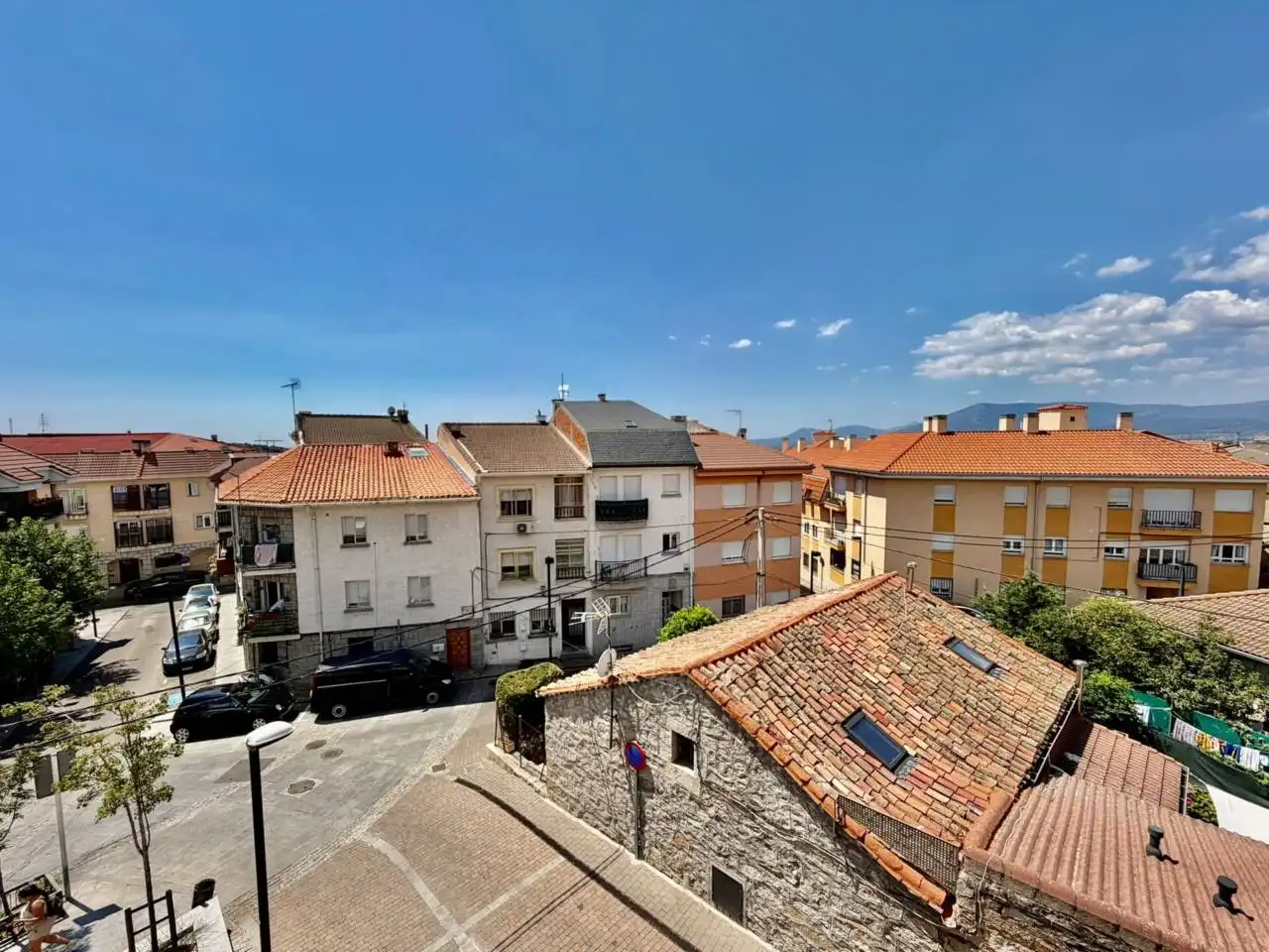 Außenansicht von Wohnung zur Miete in Collado Mediano mit Klimaanlage, Heizung und Terrasse