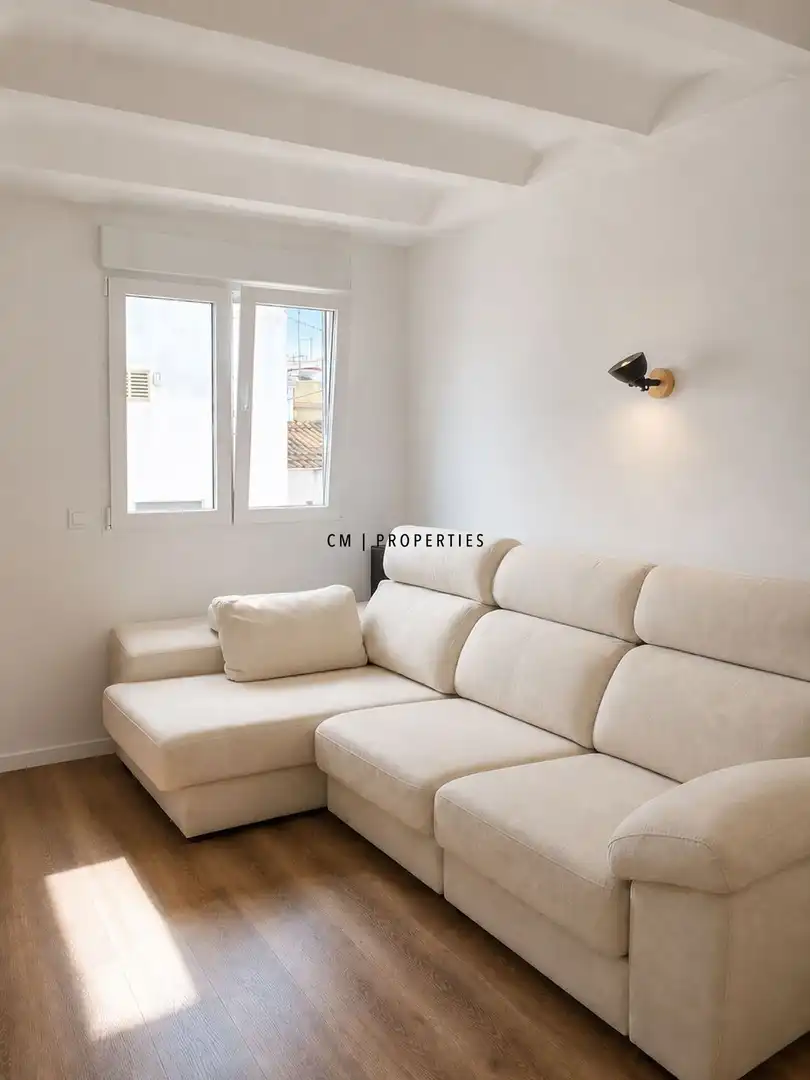 Sala de estar de Piso de alquiler en Valencia con Aire acondicionado, Calefacción y Parquet