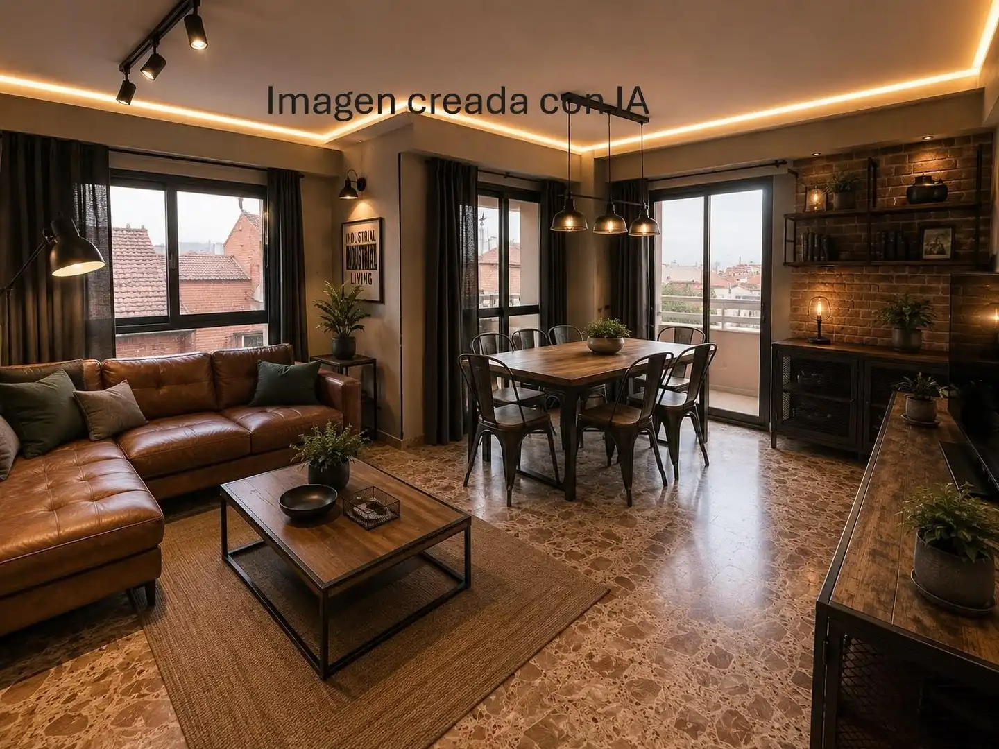 Sala de estar de Piso en venta en Albacete con Aire acondicionado, Calefacción y Jardín privado
