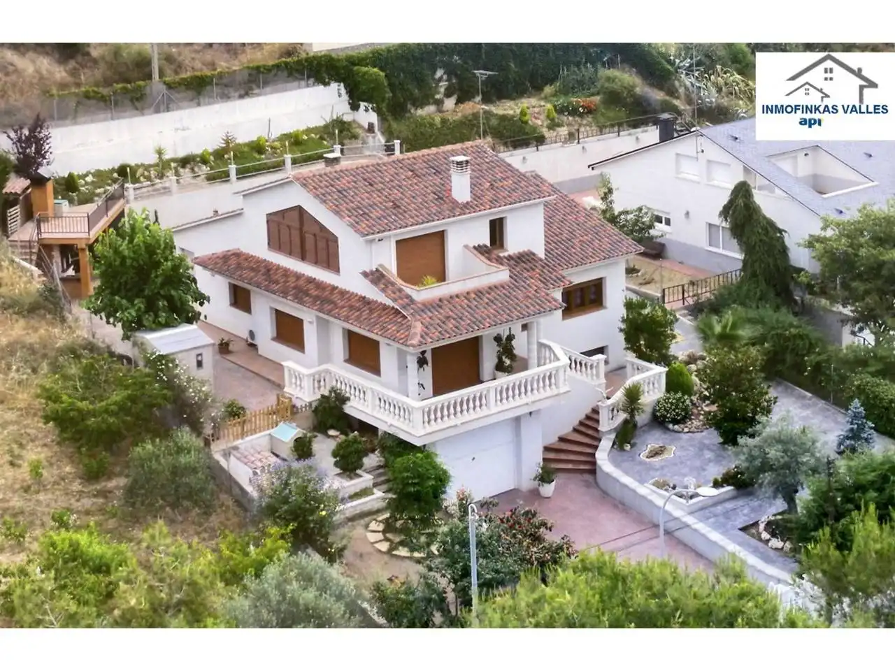 Vista exterior de Casa o chalet en venta en Lliçà de Vall con Aire acondicionado, Calefacción y Jardín privado