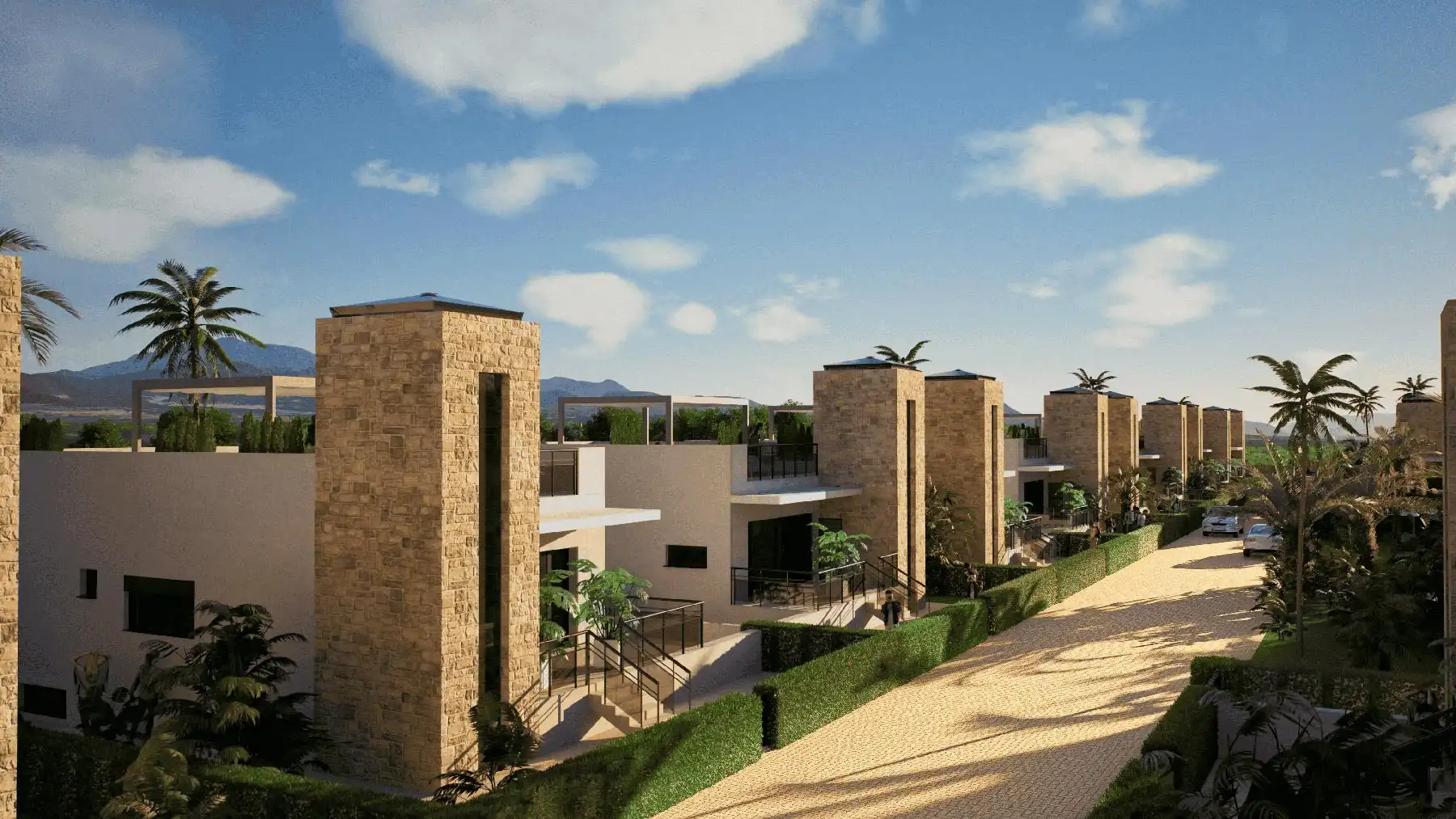 Exterior view of Houses for sale in Mazarrón  with Terrace and Community pool