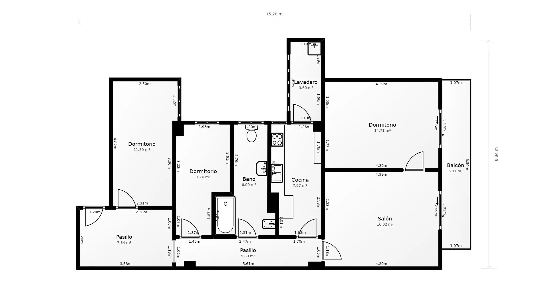 Wohnung mit Terrasse zum Verkauf in Carrer del Taquígraf Martí, imagen 41