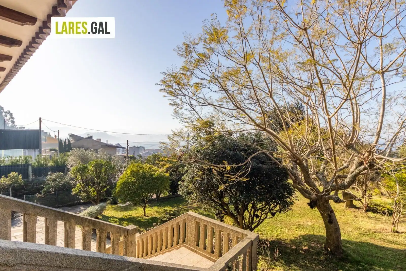 Jardí de Casa o xalet de lloguer en Moaña amb Calefacció, Terrassa i Moblat