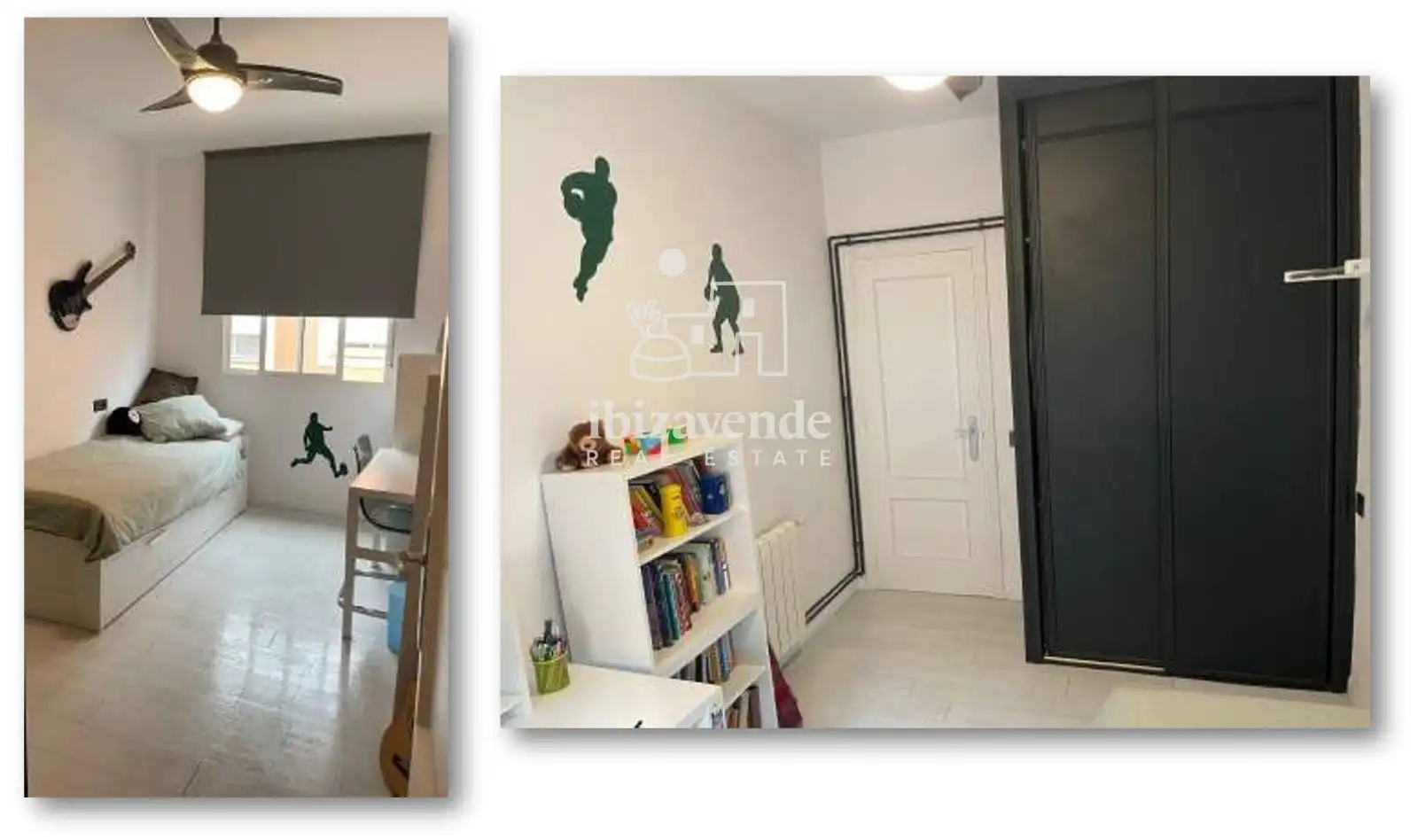 Bedroom of Detached homes for rent in Eivissa  with Air Conditioner, Heating and Terrace
