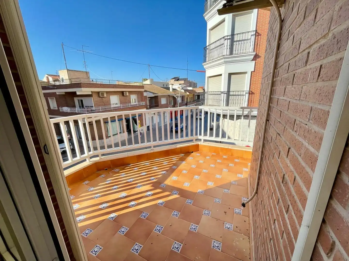 Terrasse von Wohnung zum Verkauf in Fuente Álamo de Murcia mit Klimaanlage, Terrasse und Abstellraum