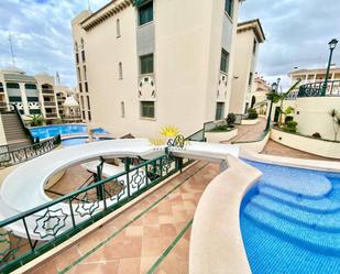 Swimming pool of Apartment to rent in Santa Pola  with Air Conditioner, Swimming Pool and Balcony