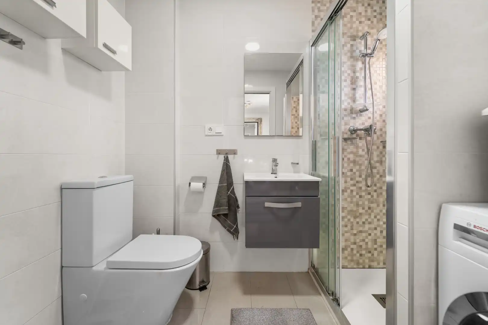 Badezimmer von Dachboden zum Verkauf in Vélez-Málaga mit Klimaanlage, Terrasse und Möbliert