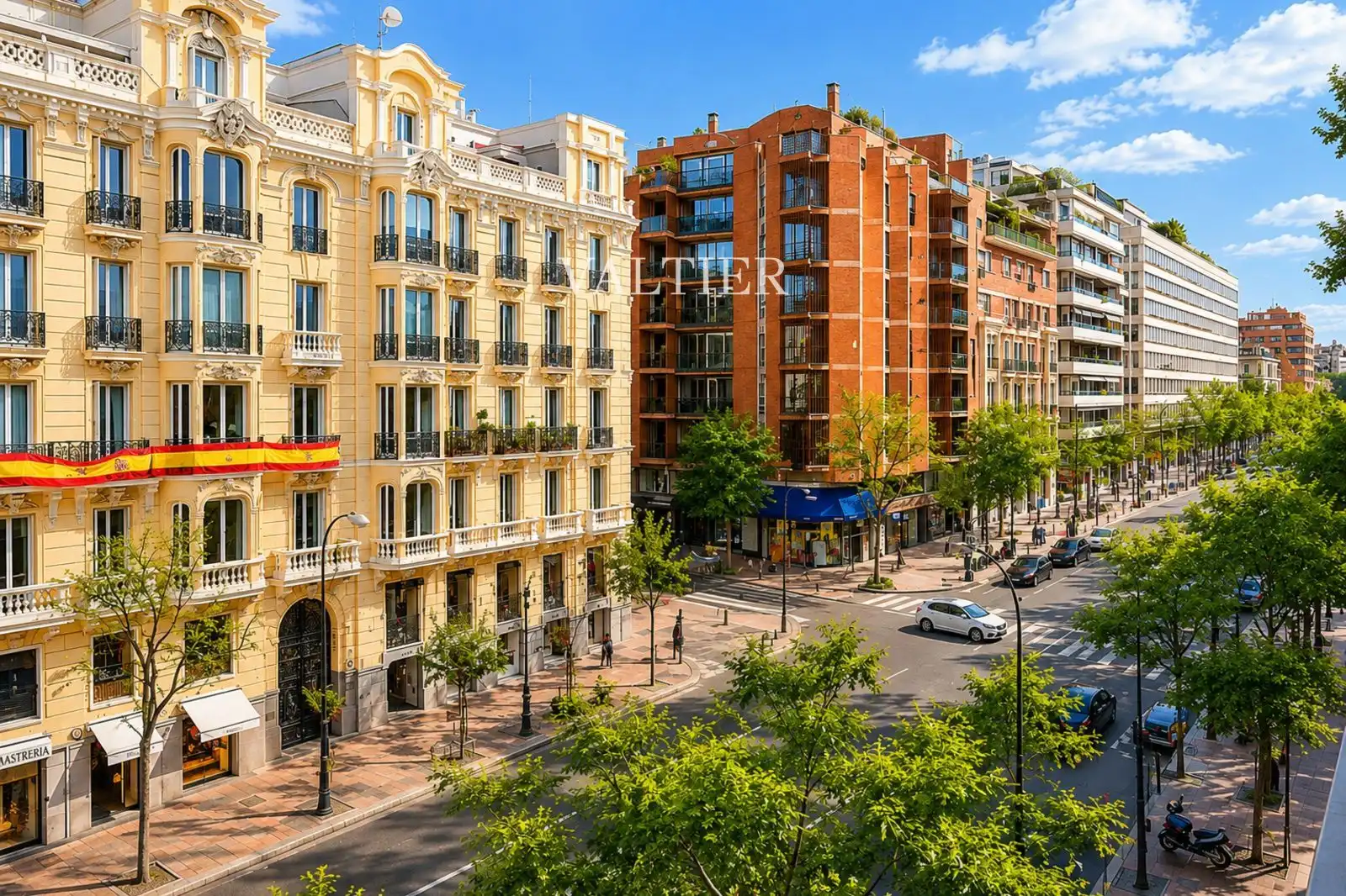 Exterior view of Flat for rent in Madrid  with Air Conditioner