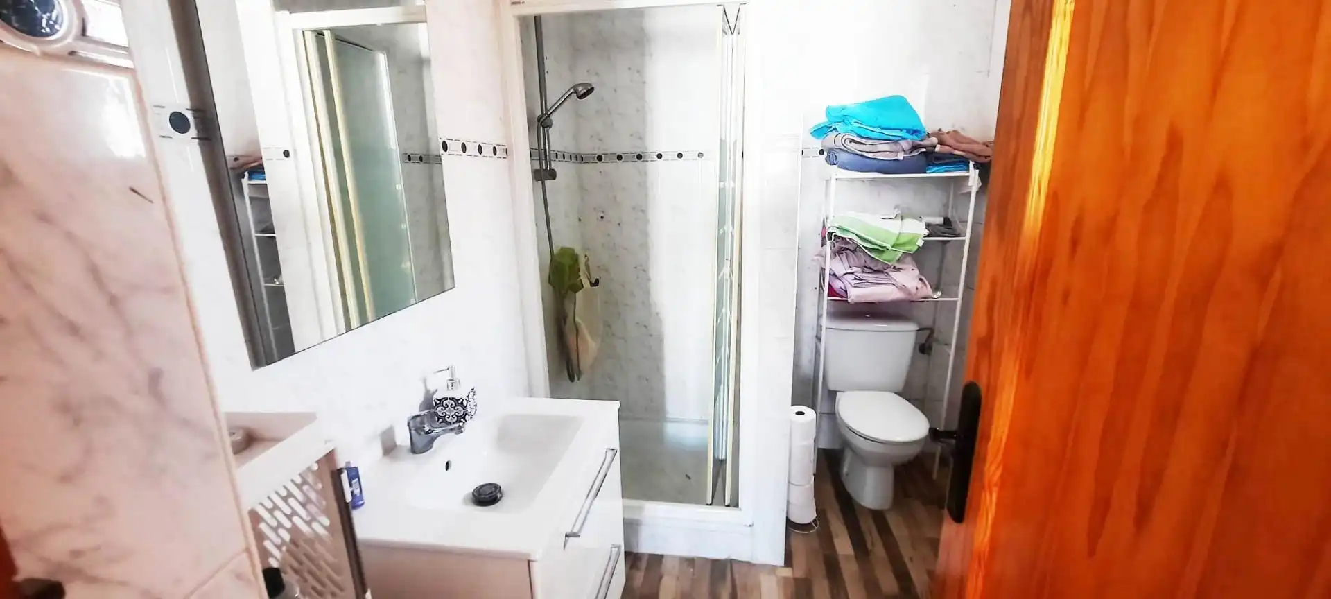 Baño de Casa o chalet en venta en Mazarrón con Aire acondicionado, Calefacción y Jardín privado