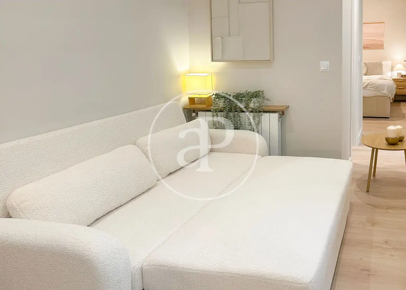 Bedroom of Flat for rent in  Madrid Capital  with Air Conditioner, Heating and Terrace