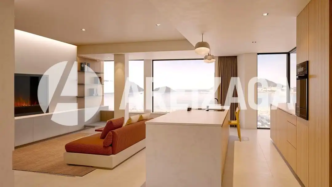 Sala de estar de Piso en venta en Donostia - San Sebastián  con Calefacción, Terraza y Balcón