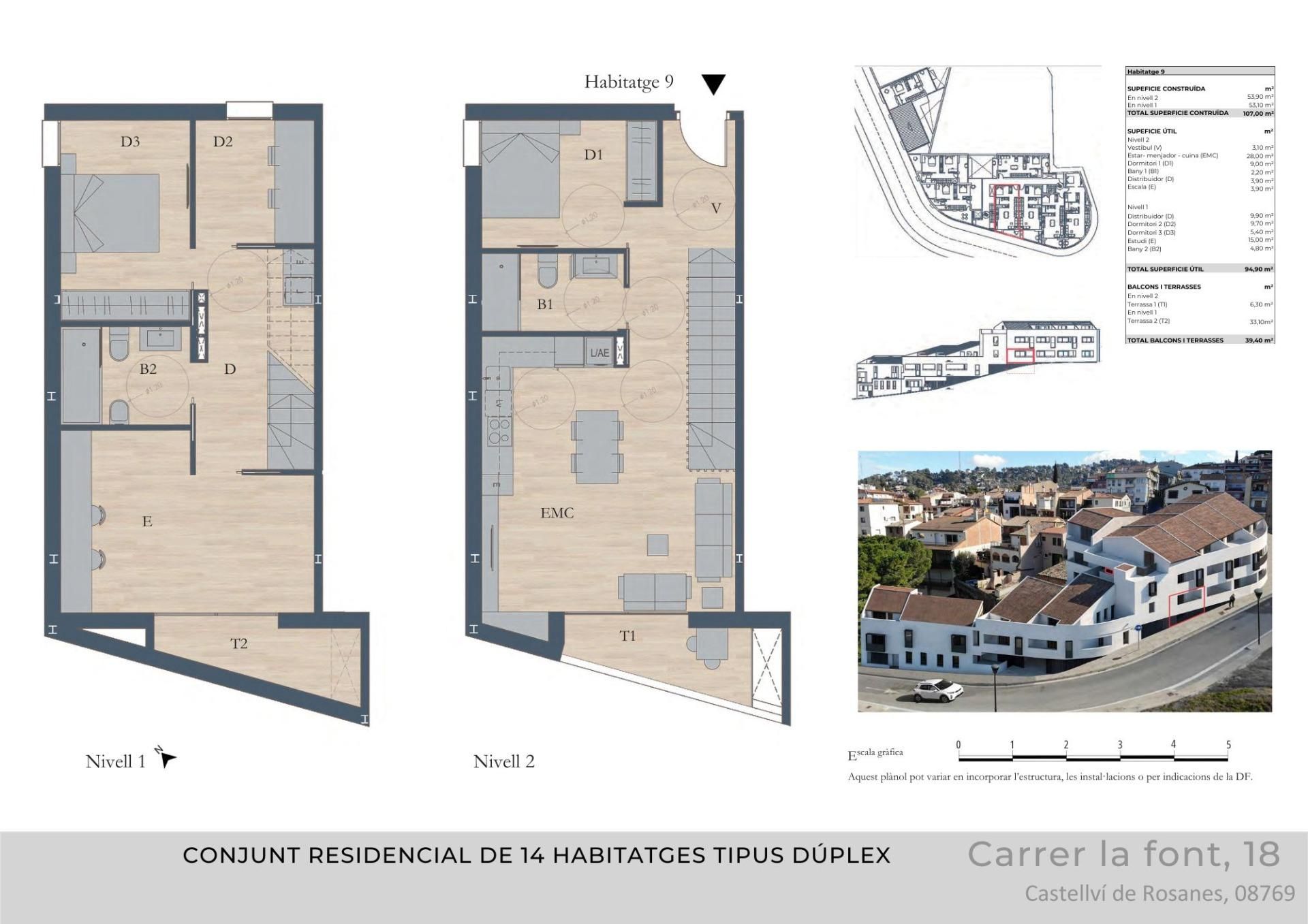 Duplex for sale in Castellví de Rosanes  with Heating and Terrace