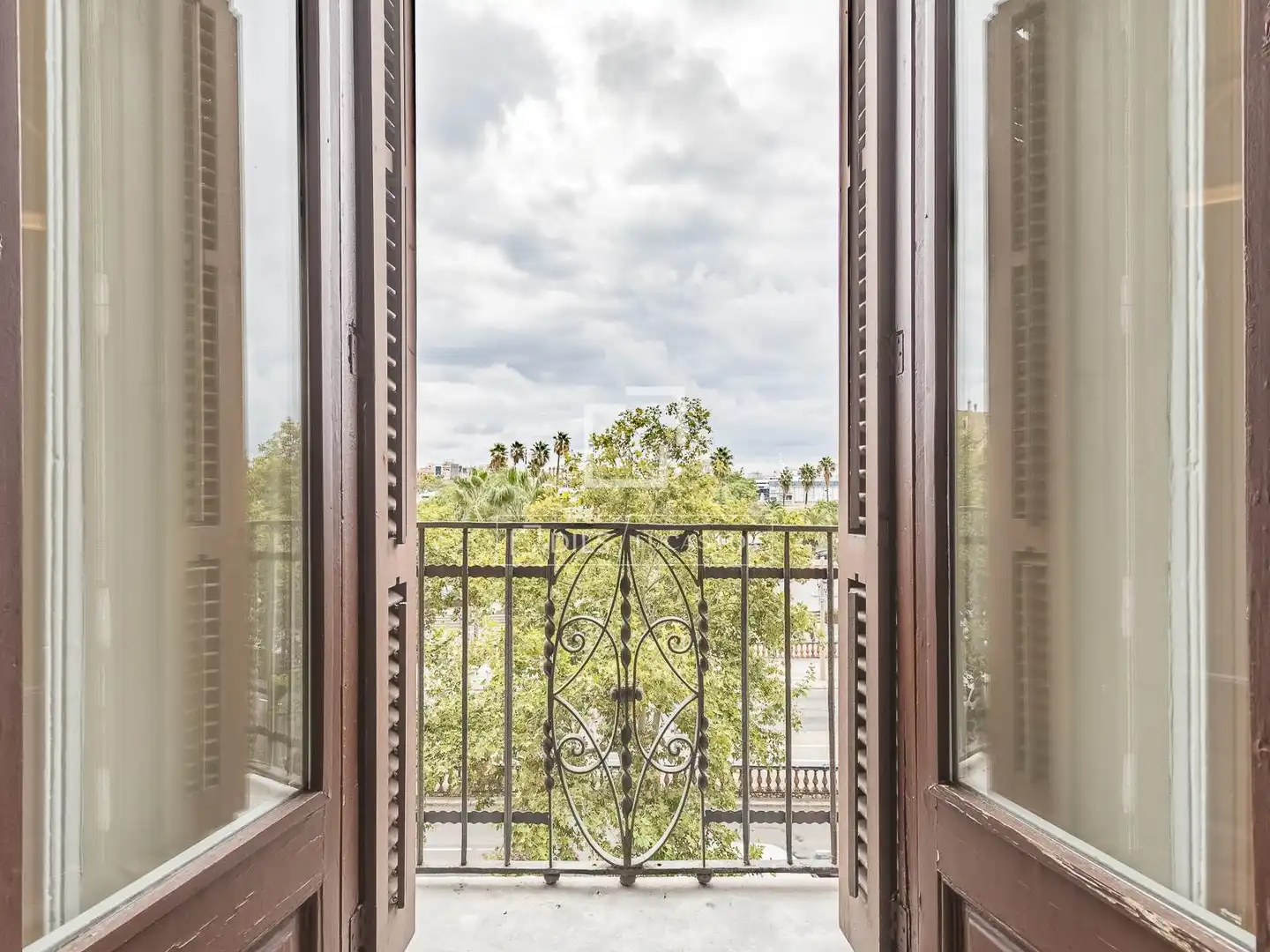 Balcony of Flat for sale in Barcelona  with Air Conditioner, Heating and Terrace