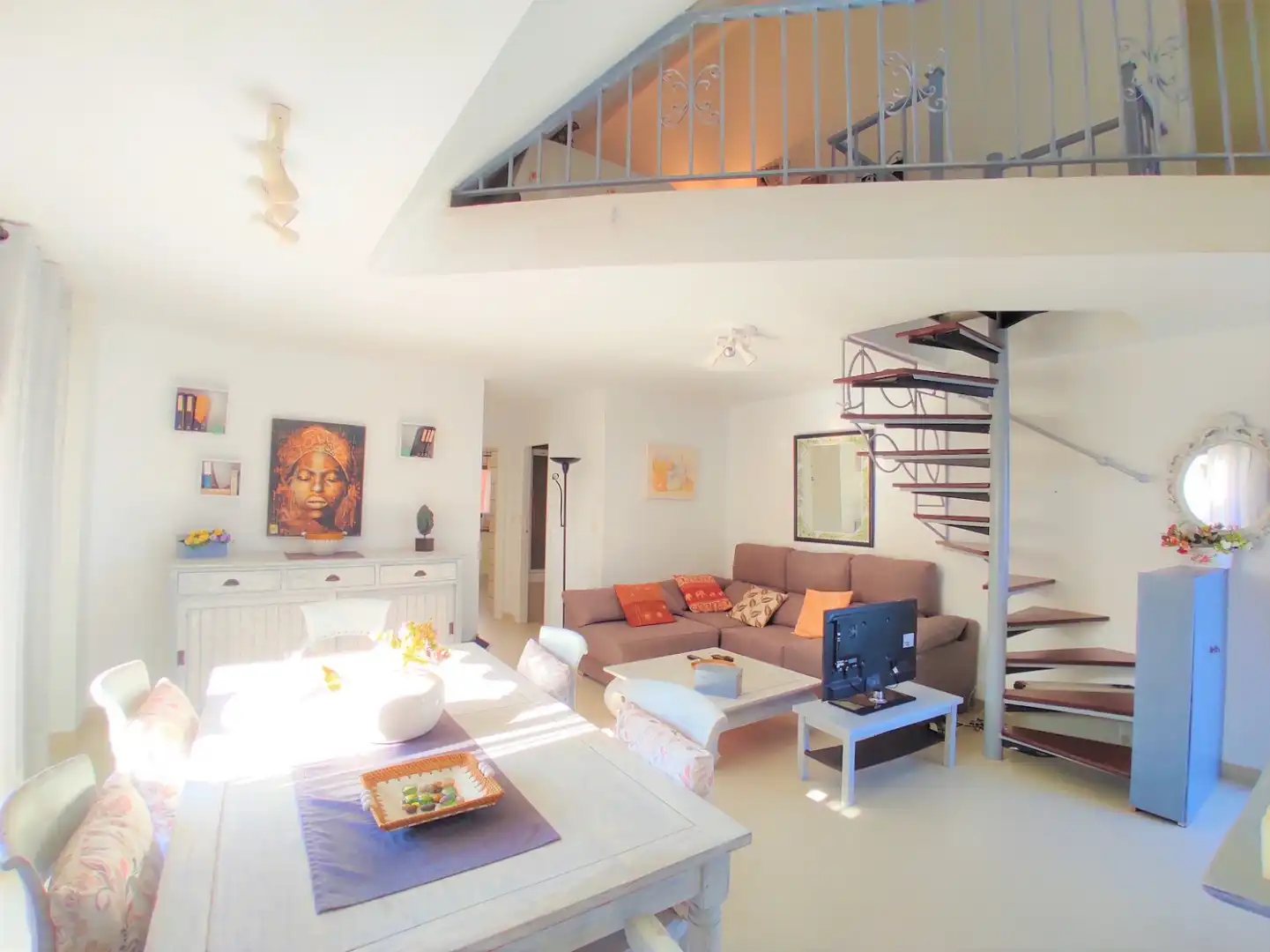 Sala de estar de Ático de alquiler en Sagunto / Sagunt con Terraza y Amueblado