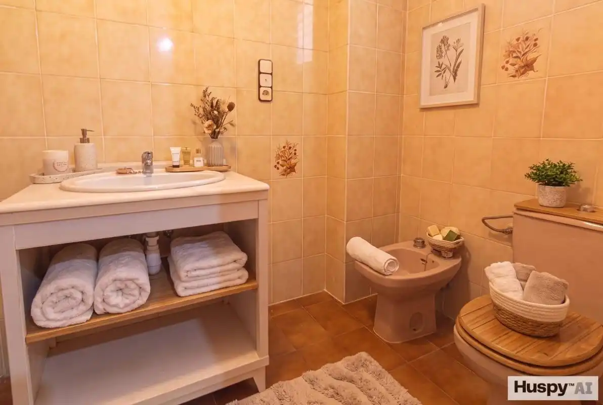 Bathroom of Flat for sale in Alberic  with Heating, Terrace and Balcony