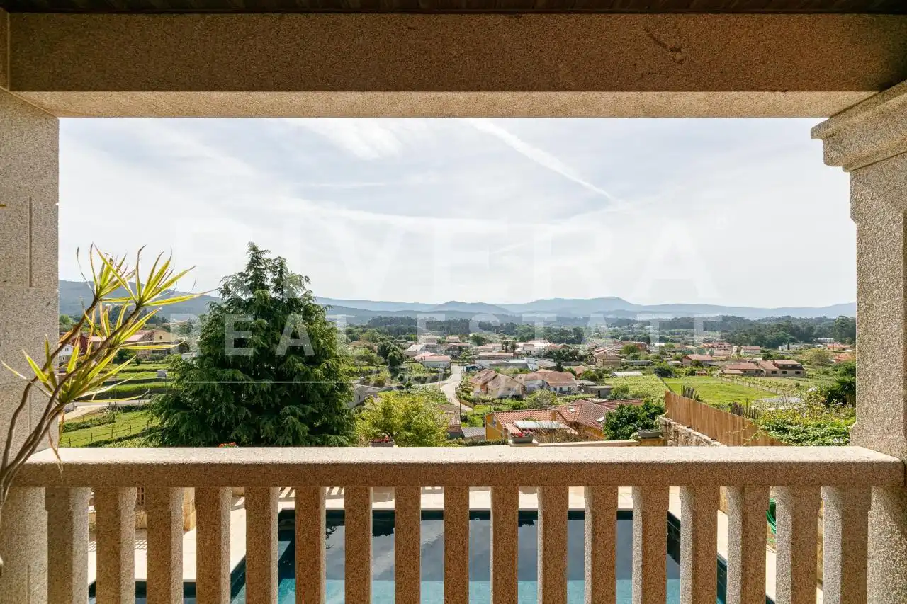 Terraza de Casa o chalet en venta en O Rosal   con Calefacción, Jardín privado y Terraza
