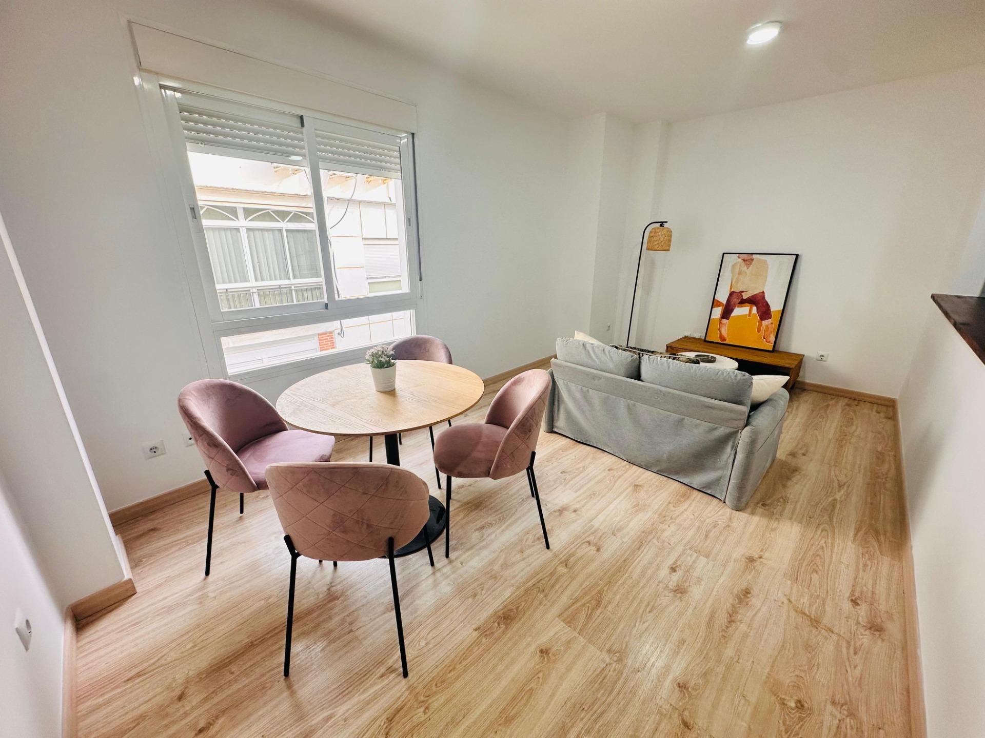 Sala de estar de Apartamento en venta en Málaga Capital con Parquet
