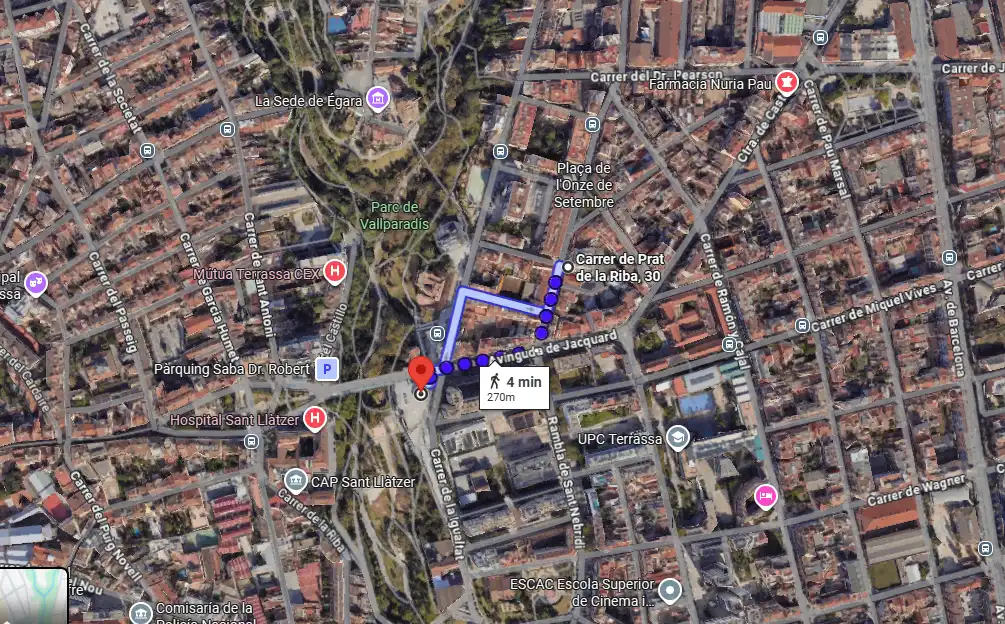 Vista exterior de Pis en venda en Terrassa amb Aire condicionat, Calefacció i Parquet
