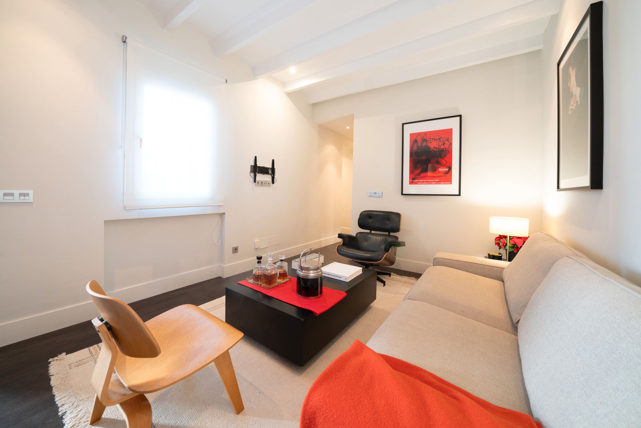 Living room of Attic for sale in  Madrid Capital  with Air Conditioner, Heating and Furnished