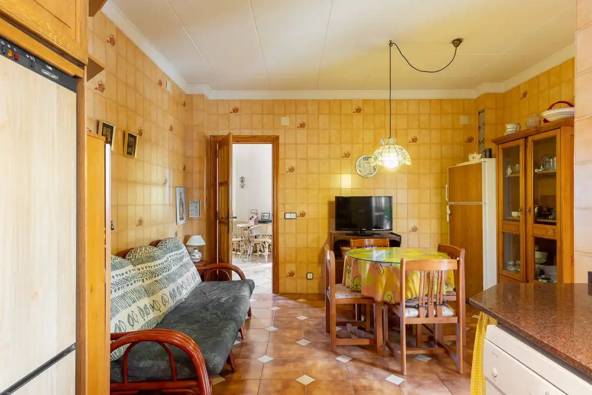 Wohnzimmer von Country house zum Verkauf in Mogente / Moixent mit Klimaanlage, Heizung und Terrasse
