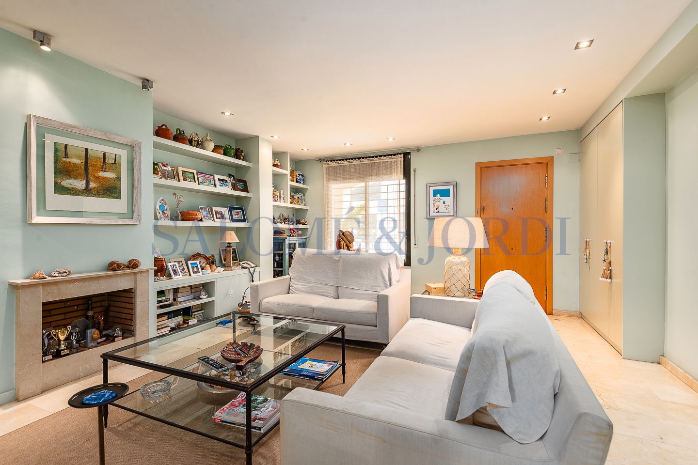 Living room of Single-family semi-detached for sale in Vilassar de Mar  with Heating, Private garden and Parquet flooring