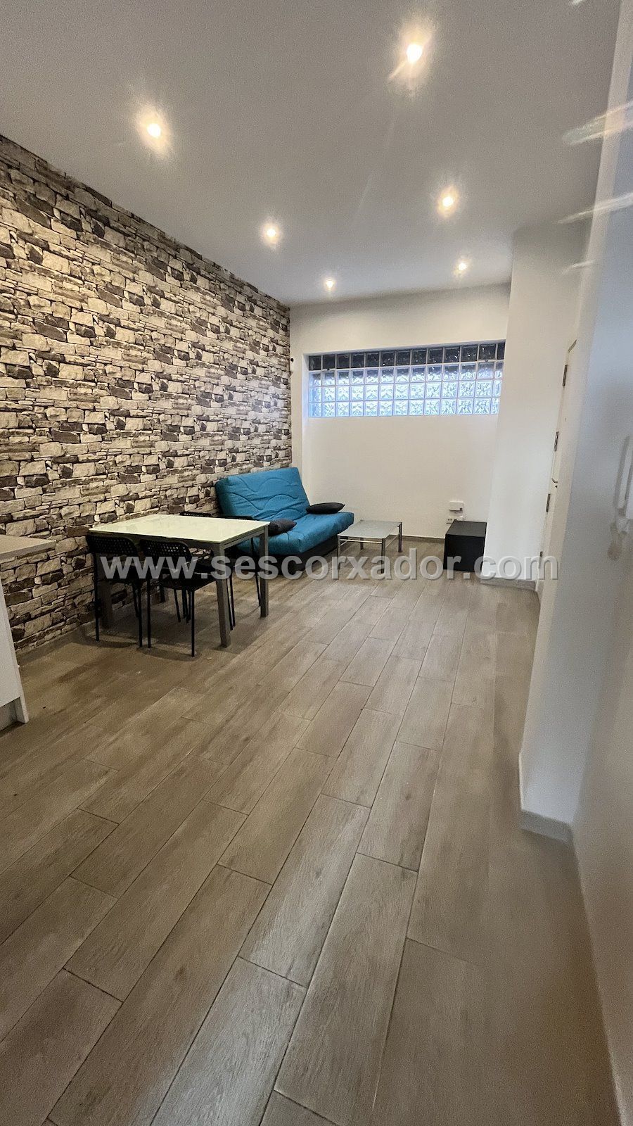 Sala de estar de Piso de alquiler en  Palma de Mallorca con Parquet, Terraza y Amueblado