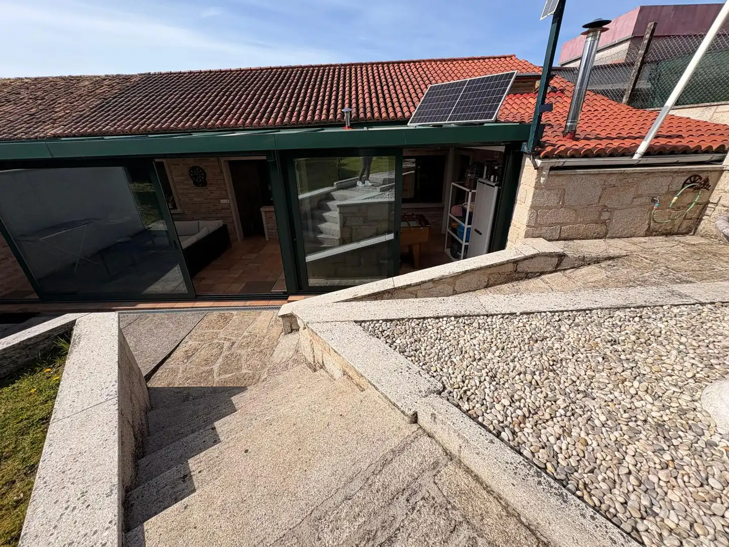 Jardín de Casa o chalet en venta en Santiago de Compostela  con Calefacción, Jardín privado y Terraza