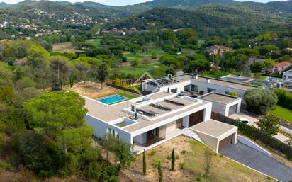 Vista exterior de Casa o xalet en venda en Vallromanes amb Aire condicionat, Calefacció i Jardí privat