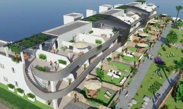 Vista exterior de Apartament en venda en Zahara de los Atunes amb Jardí privat, Traster i Piscina comunitària