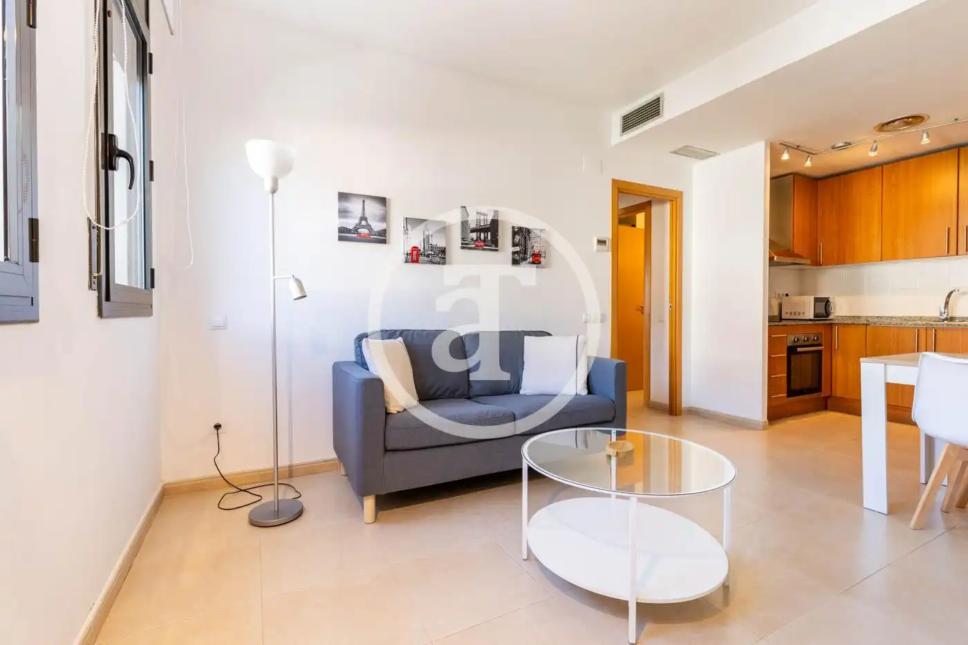 Sala de estar de Piso de alquiler en Sant Cugat del Vallès con Aire acondicionado, Calefacción y Trastero