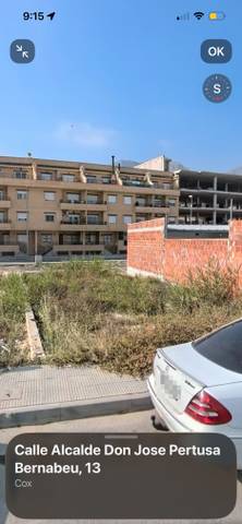 Terreno en Venta en Calle Alcalde Don José Pertusa Bernabeu, 12 en Cox